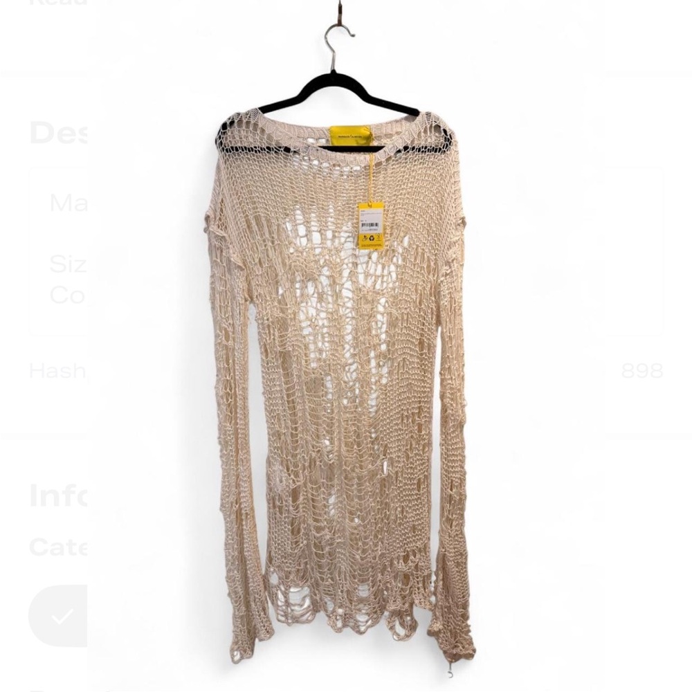 Marques Almeida Tan Cover Up Dress
